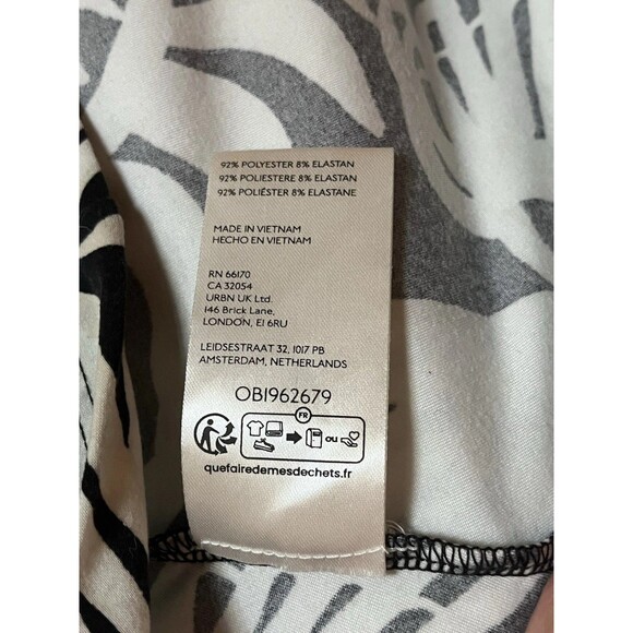 Free People Stevie Midi Maxi Black & White Floral Beach‎ Dress Size XS - Picture 10 of 15